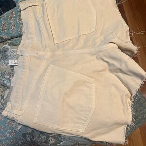 Madewell Beige Denim Shorts